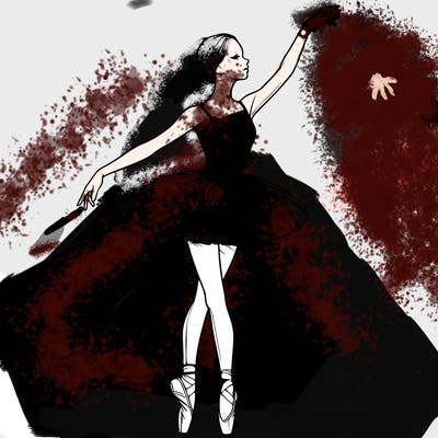 realistic ballerina