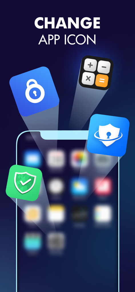 Secret Photo Vault: Pic Safe - Change the secret photo vault app icon to a calculator or shield for better privacy