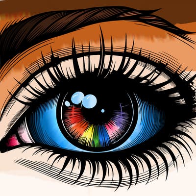 realistic eye