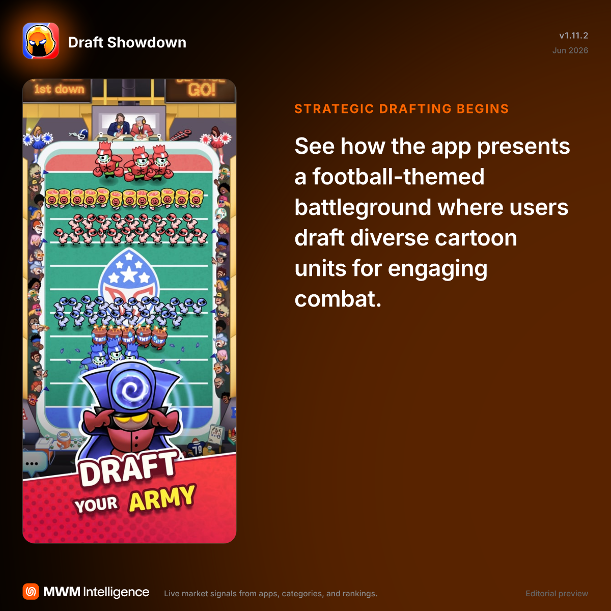 Draft Showdown - Games App | MWM