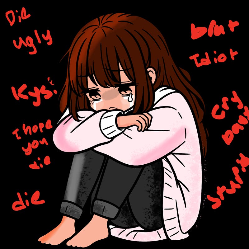 depressed girl