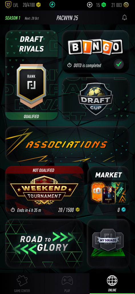 Pacwyn 25 Draft & Pack Opener - Games App | MWM
