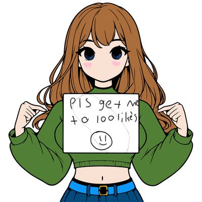 girl holding a blank sign in a long sleeve crop top