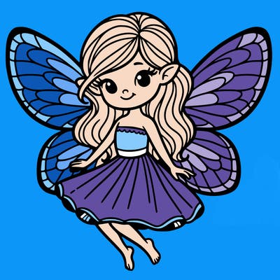 fairy with wings