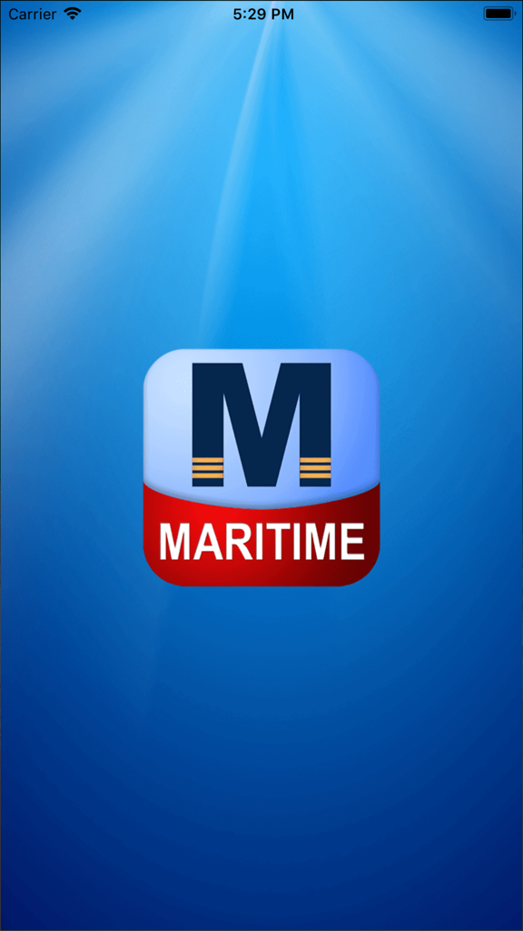 Maritime Global News - Maritime Global News app splash screen and logo