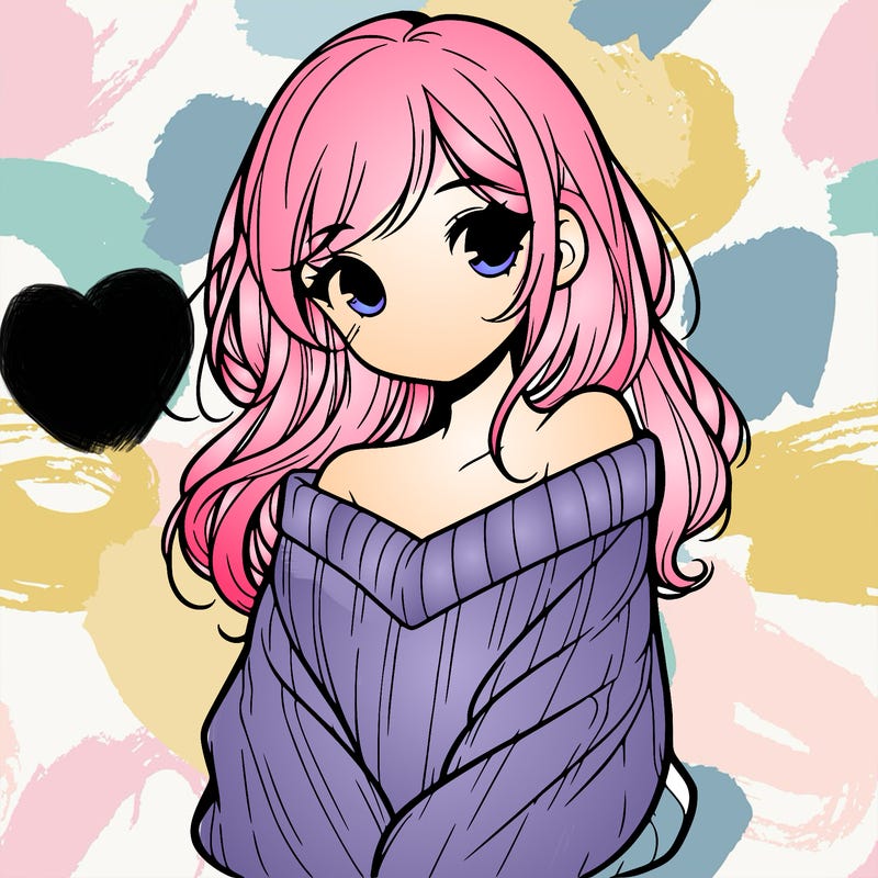 shy pretty girl wearing a sweater that is falling off one shoulder portrait