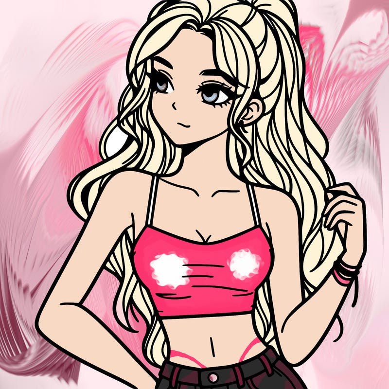 girl in crop top