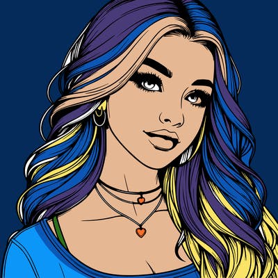 detailed realistic girl