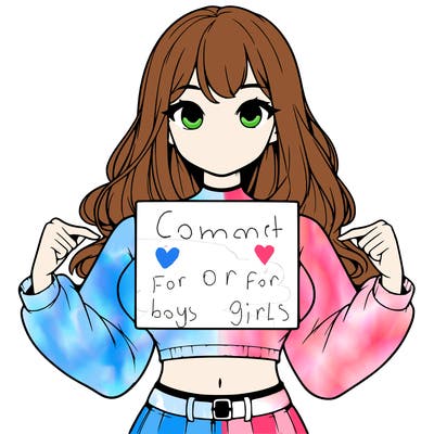 girl holding a blank sign in a long sleeve crop top