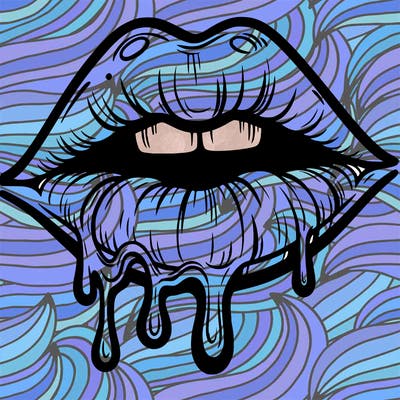 lips that look realistic and drip