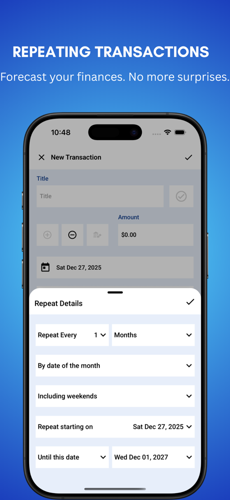 Money Calendar Planner | Stop guessing and see your future balance