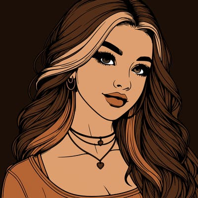 detailed realistic girl