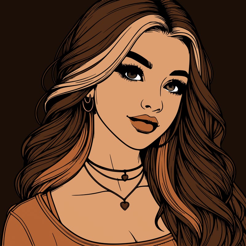 detailed realistic girl