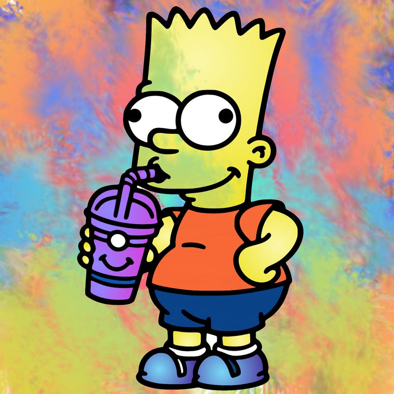 bart drinking lean
