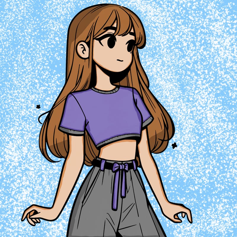 girl in a cute crop top