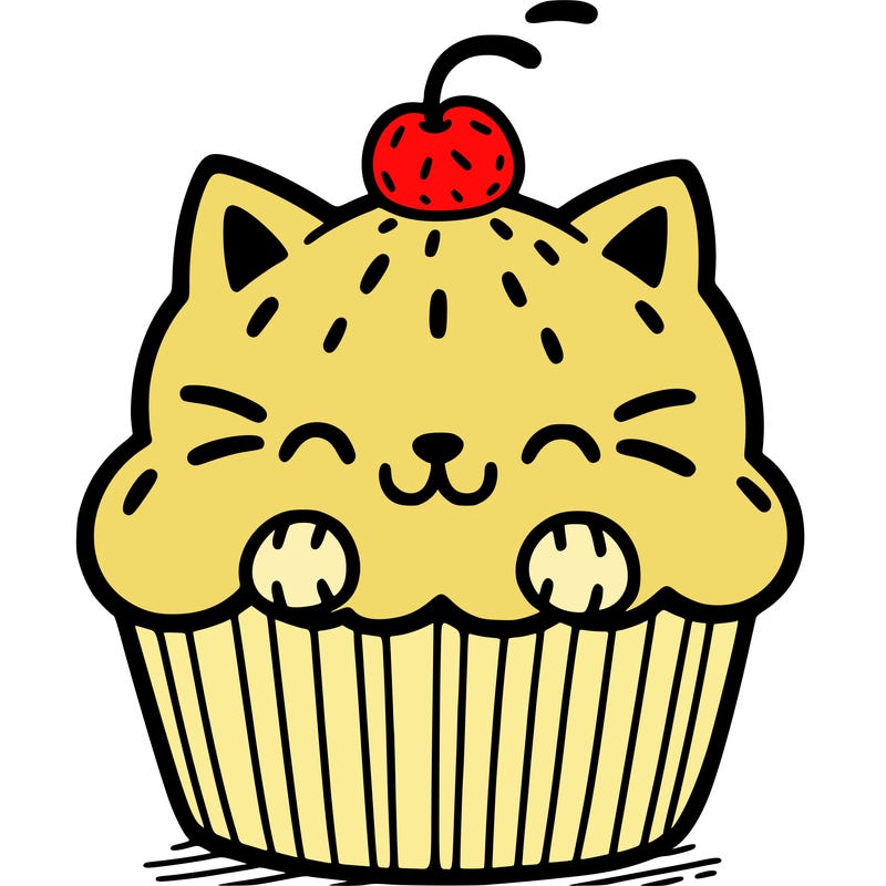cat cupcake