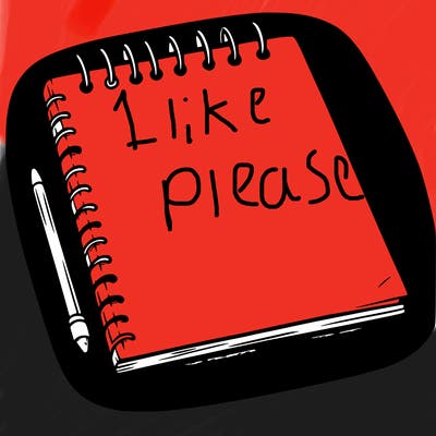 a blank sketch pad