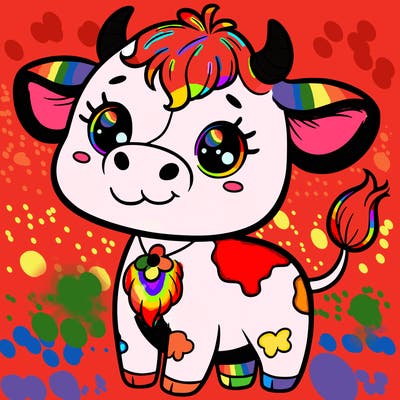 cute cow