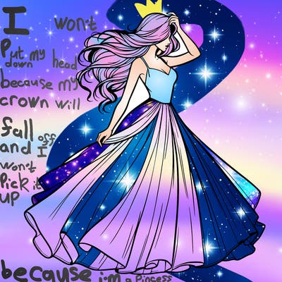 realistic woman with dress flowing in the wind