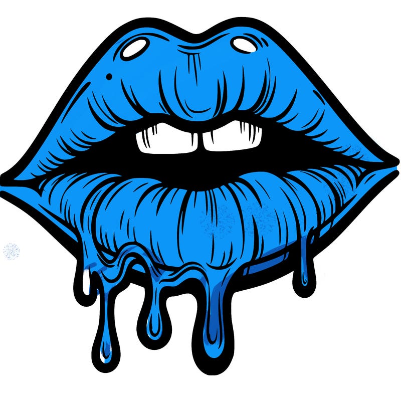 lips that look realistic and drip