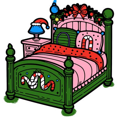christmas bed