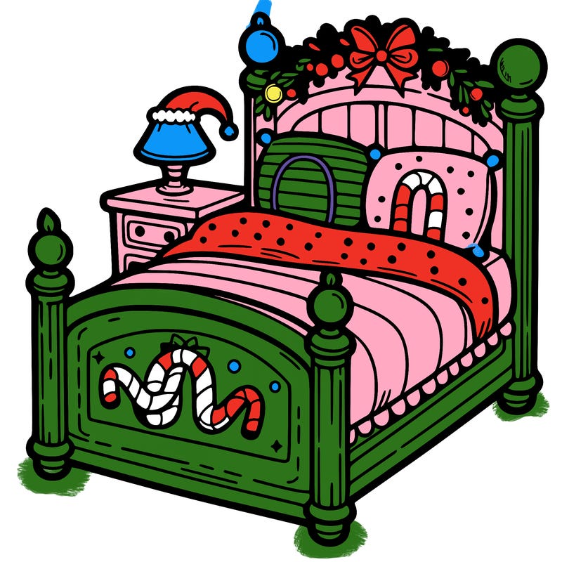 christmas bed