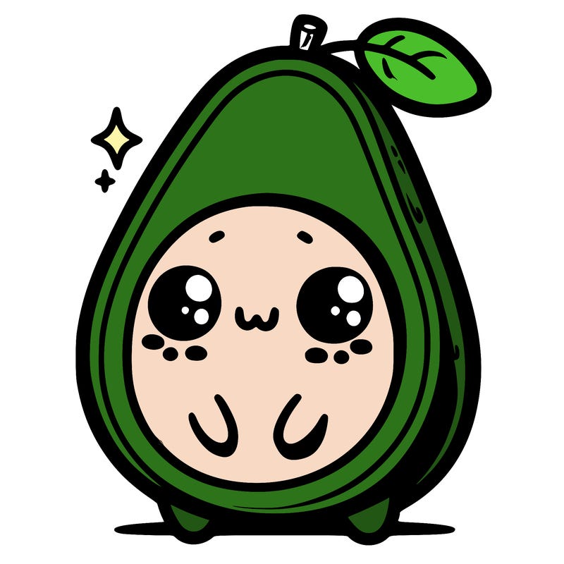 cute avocado