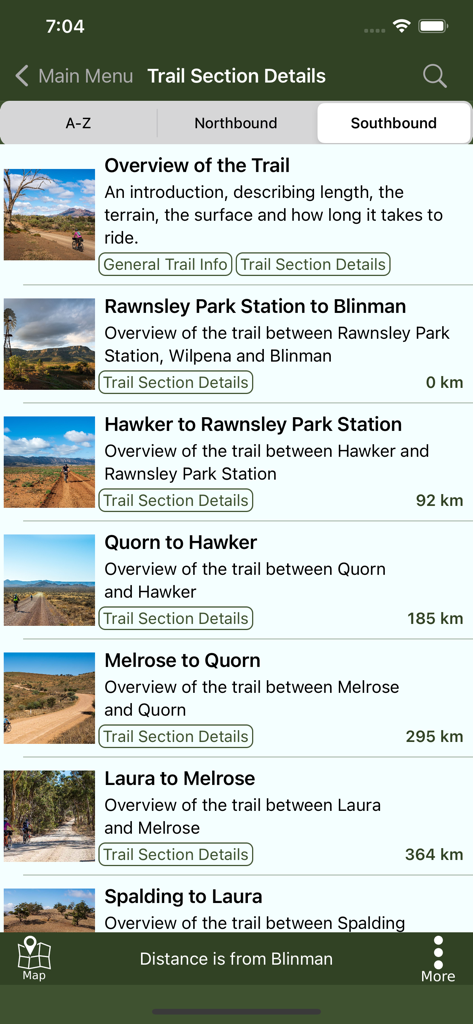 Mawson Trail Guide - Travel App | MWM