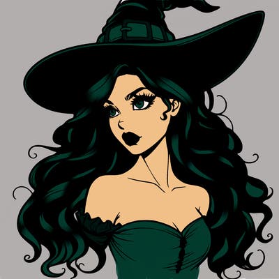 realistic witch