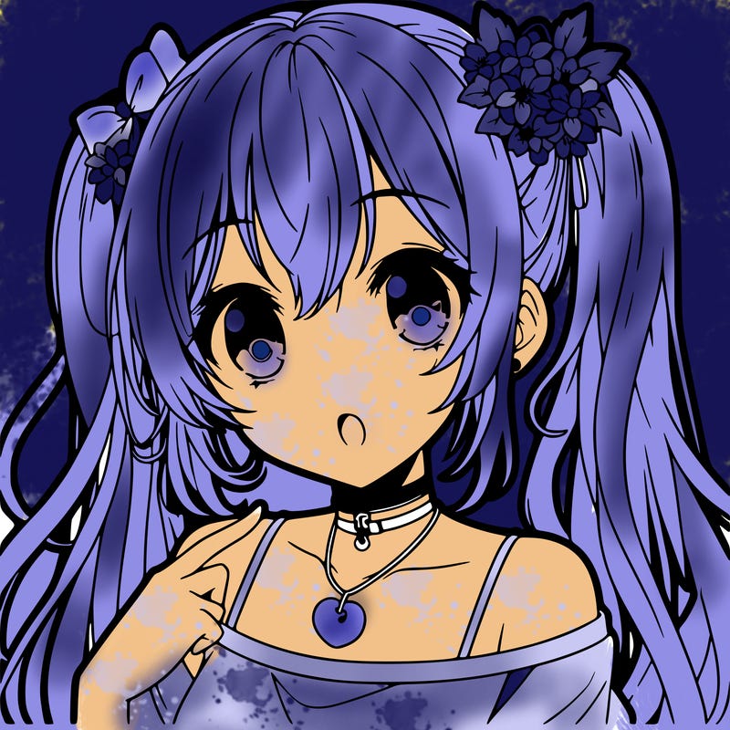 pretty anime girl