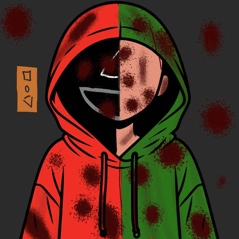 faceless girl in hoodie