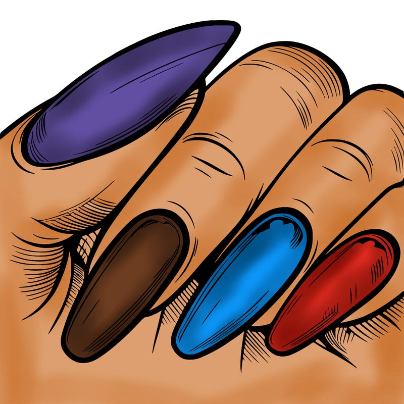 realistic nails