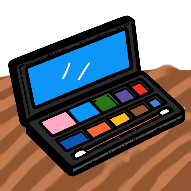 simple eyeshadow palette