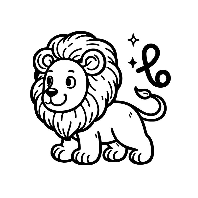 leo zodiac sign lion