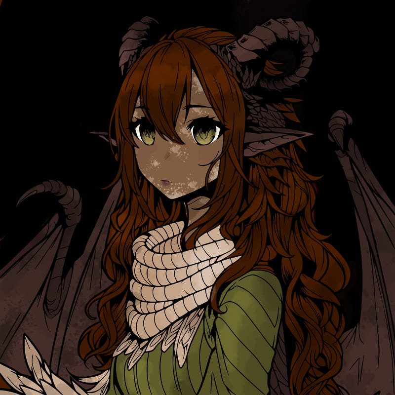 dragon girl realistic fantasy