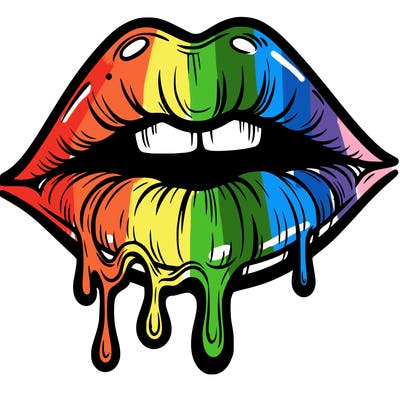 lips that look realistic and drip