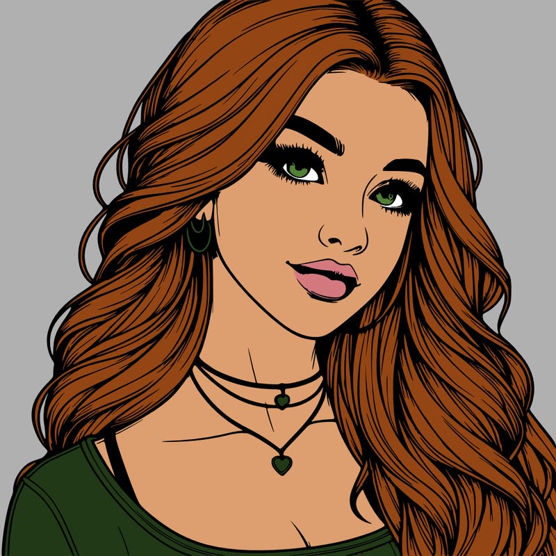 detailed realistic girl