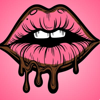 lips that look realistic and drip