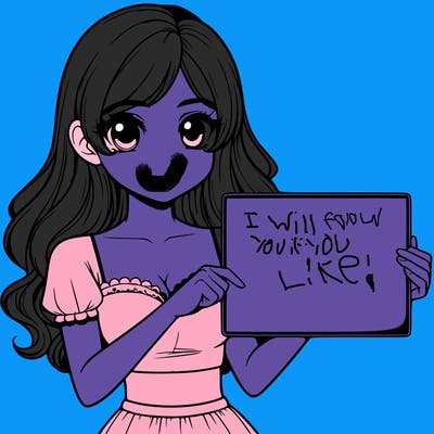 realistic pretty girl holding blank sign