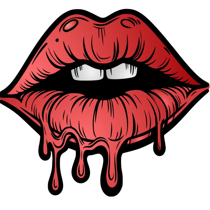 lips that look realistic and drip