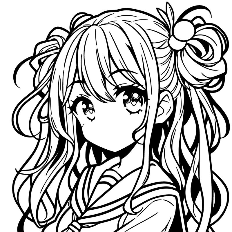 manga character girl