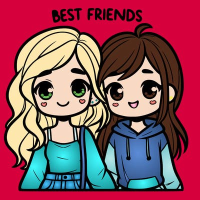 best friends girls