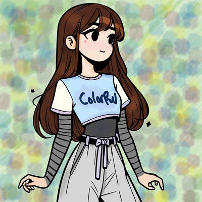 girl in a cute crop top