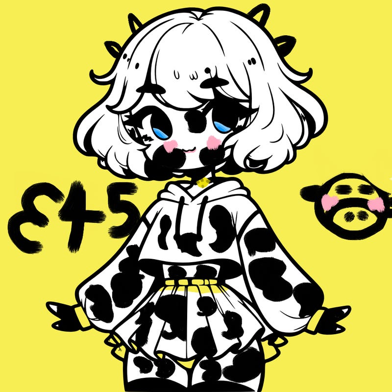 cute femboy with short, fluffy hair that softly frames their face, wearing a cropped hoodie, paired with a flouncy short skirt, and thigh-high stockings