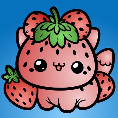 strawberry cat