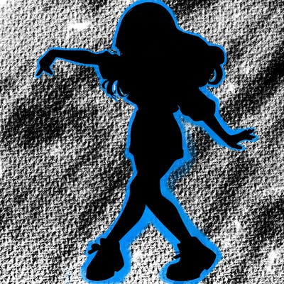 realistic girl danceing