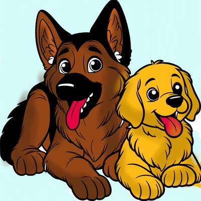 german shepherd and golden retriever mix