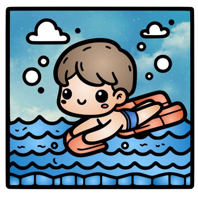 swimming