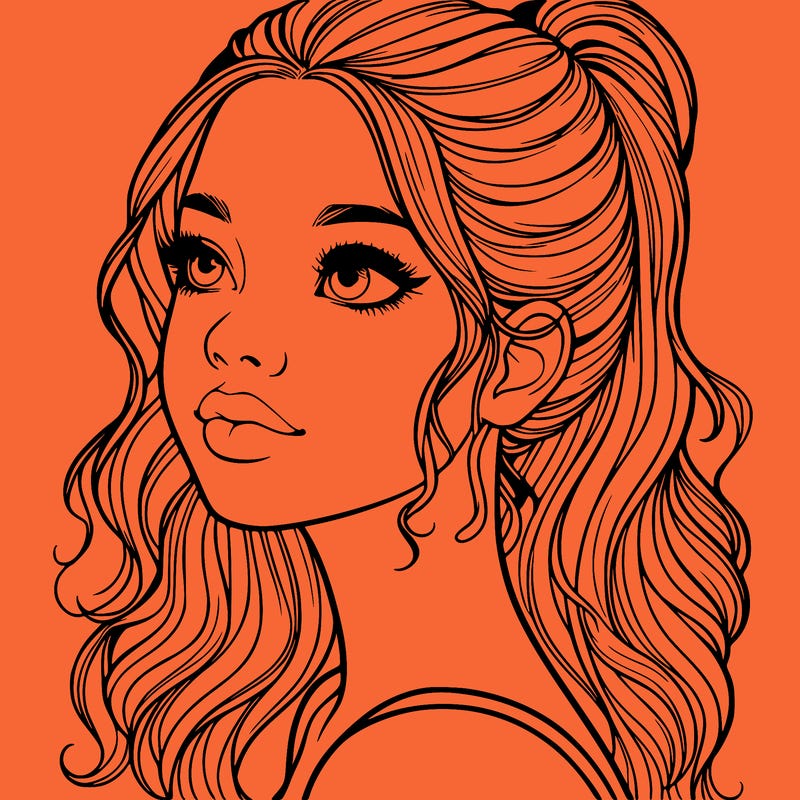 beautiful realistic girl