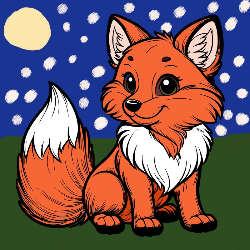 realistic fox